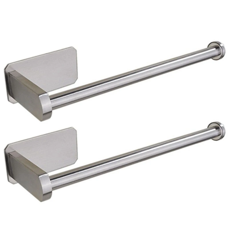 2X Kitchen Roll Paper Self Adhesive Wall Mount Toilet Paper Holder Bathroom Tissue Towel Rack Holders Silver Long
2X Kitchen Roll Paper Self Adhesive Wall Mount Toilet Paper Holder Bathroom Tissue Towel Rack Holders Silver Long