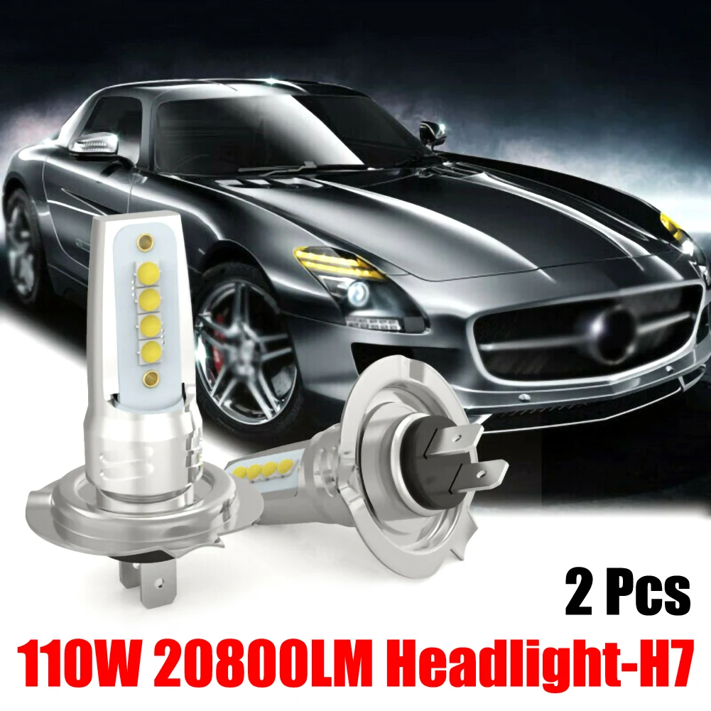 High Quality 1Pair H7 LED Headlight Conversion Set Cob Bulb 110W / 10000LM White Low Drop Shipping
High Quality 1Pair H7 LED Headlight Conversion Set Cob Bulb 110W / 10000LM White Low Drop Shipping