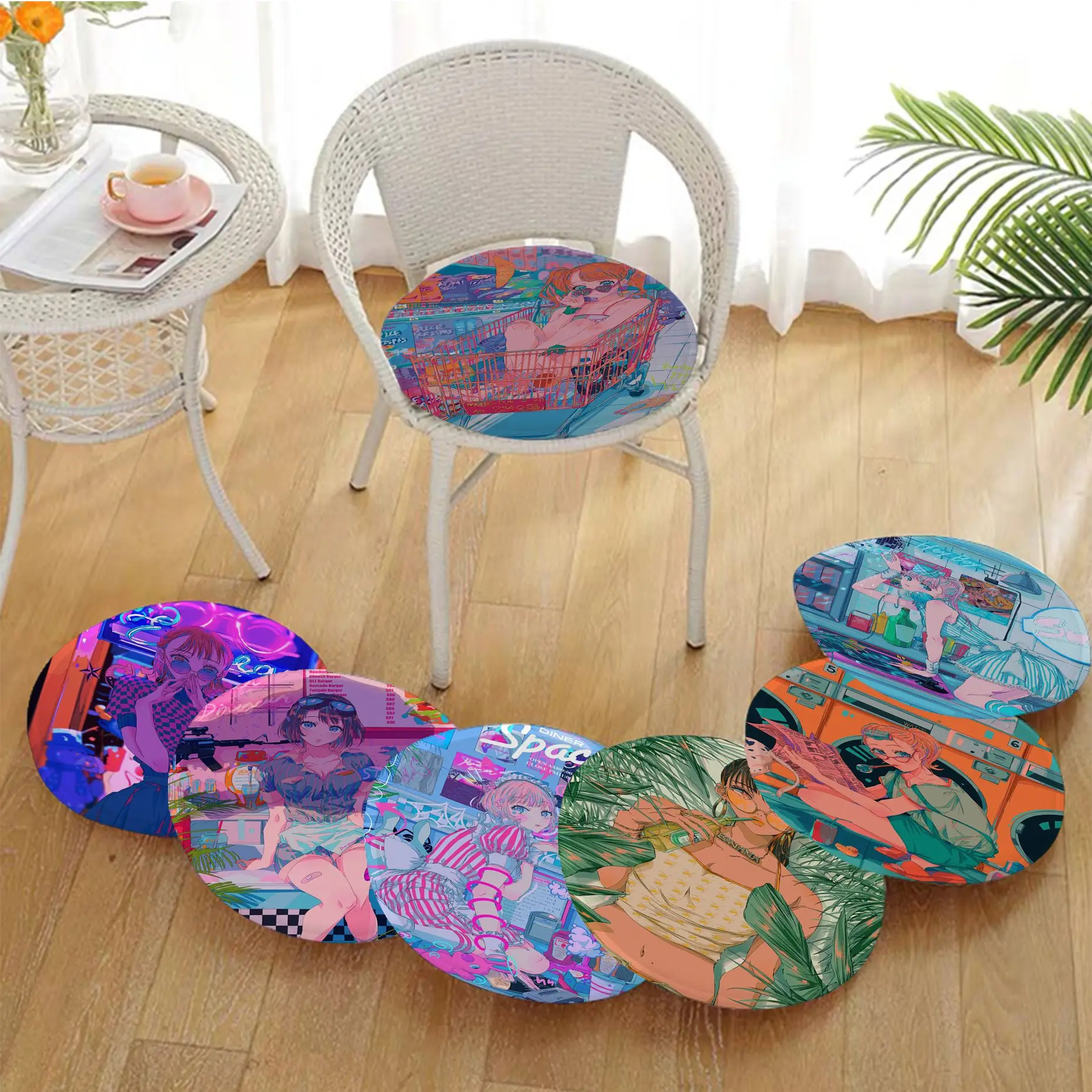 Kawaii Anime Girl Illustration Art Meditation Cushion Stool Pad Dining Chair Tatami Seat Cushion Anti-Slip Chair Cushions
Kawaii Anime Girl Illustration Art Meditation Cushion Stool Pad Dining Chair Tatami Seat Cushion Anti-Slip Chair Cushions