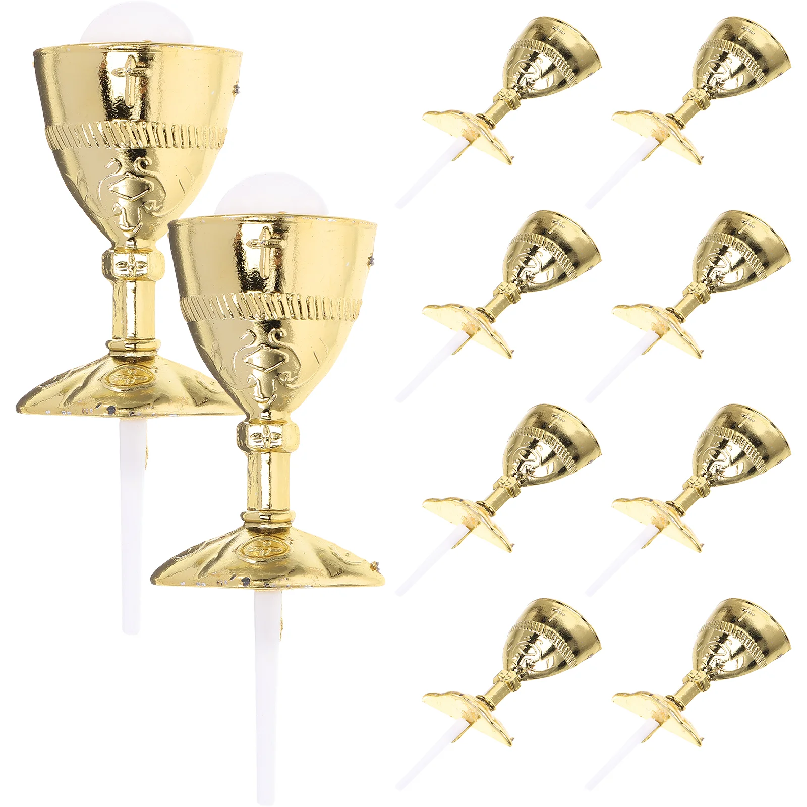 10 Pcs Holy Grail Insert Religion Half Cross Decorationss Vintage Church Plastic Ornaments Decorations
10 Pcs Holy Grail Insert Religion Half Cross Decorationss Vintage Church Plastic Ornaments Decorations