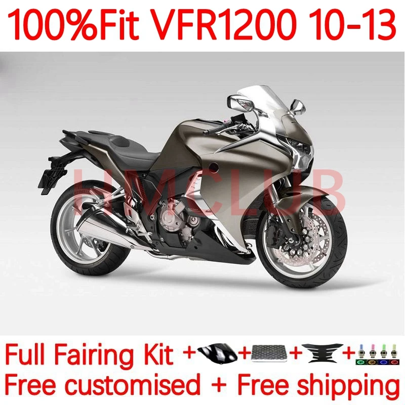 OEM Injection For HONDA VFR1200RR VFR-1200 VFR 1200 RR 2010 2011 2012 2013 Champagne blk VFR1200 RR 10 11 12 13 Fairing 15No.93
OEM Injection For HONDA VFR1200RR VFR-1200 VFR 1200 RR 2010 2011 2012 2013 Champagne blk VFR1200 RR 10 11 12 13 Fairing 15No.93