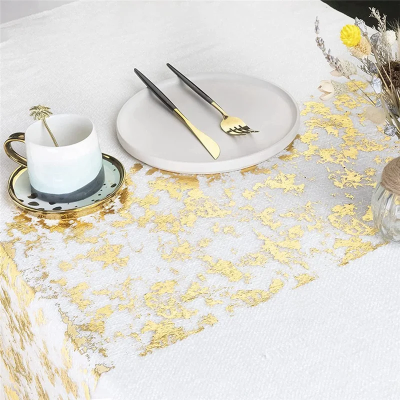 2X Table Runner, Sparkling Polyester Tulle Ribbon Roll with Gold Foil,Birthday Party Wedding Christmas Decor 28cmx10M
2X Table Runner, Sparkling Polyester Tulle Ribbon Roll with Gold Foil,Birthday Party Wedding Christmas Decor 28cmx10M