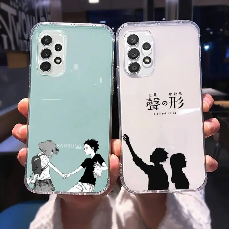A Silent Voice Phone Case For Samsung A 51 50 52 12 21s 31 40 70 71 note S 20 10 21 ultra plus fe clear coque shell
A Silent Voice Phone Case For Samsung A 51 50 52 12 21s 31 40 70 71 note S 20 10 21 ultra plus fe clear coque shell
