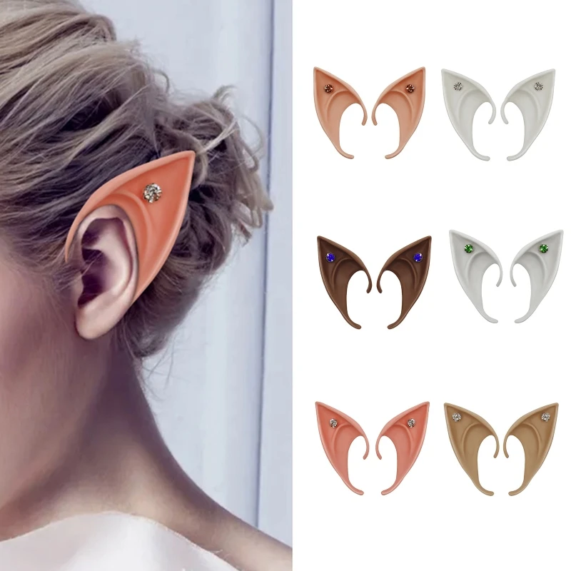 Эльфийские уши для стразы, Декор, реквизит с искусственными ушами, сказочный ангел, платье, косплей, Декор, эльф, наряд, косплей, латексные уши 
Эльфийские уши для стразы, Декор, реквизит с искусственными ушами, сказочный ангел, платье, косплей, Декор, эльф, наряд, косплей, латексные уши