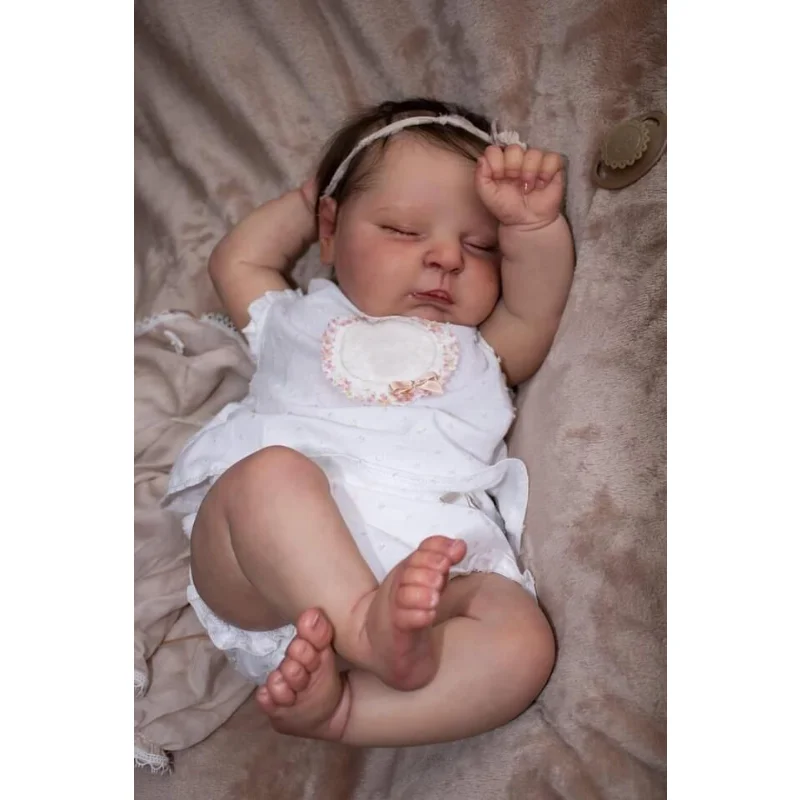 50CM Reborn Dolls Already Painted Finished Soft Body 3D Skin Multiple Layers Painting Visible Veins Reborn Baby Doll
50CM Reborn Dolls Already Painted Finished Soft Body 3D Skin Multiple Layers Painting Visible Veins Reborn Baby Doll