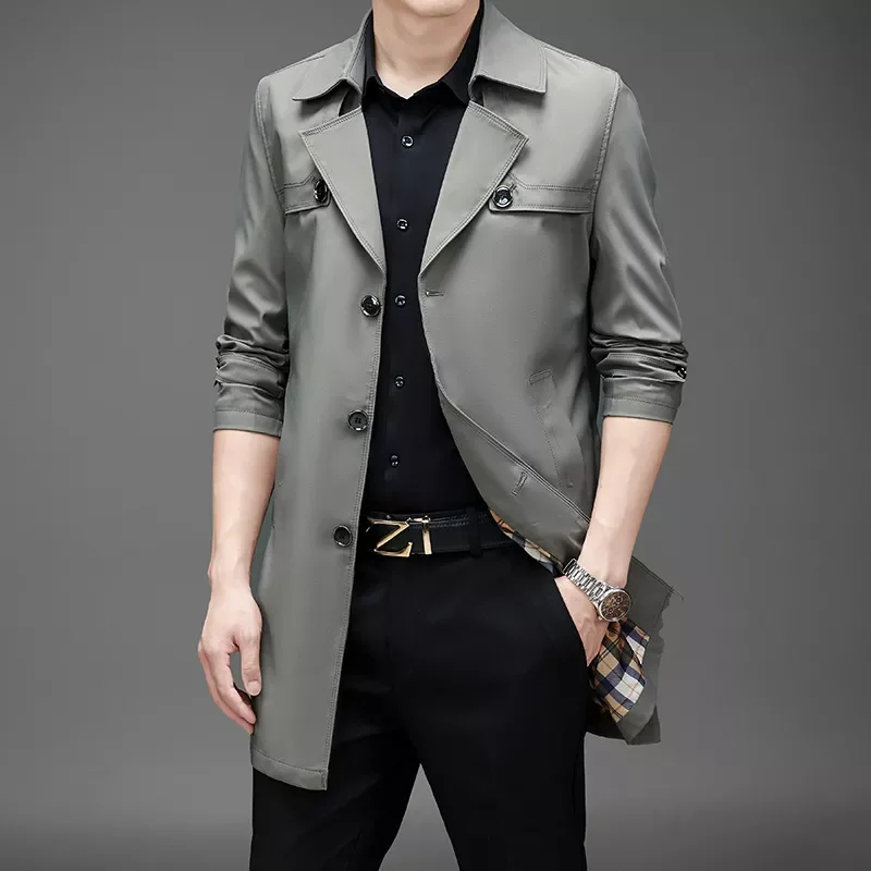 2022NEW Size 5XL 6XL 8XL Men Long Trench Coat 2021 Autumn Spring New Men's Suit Collar Designer Business Casual Brand Tre
2022NEW Size 5XL 6XL 8XL Men Long Trench Coat 2021 Autumn Spring New Men's Suit Collar Designer Business Casual Brand Tre