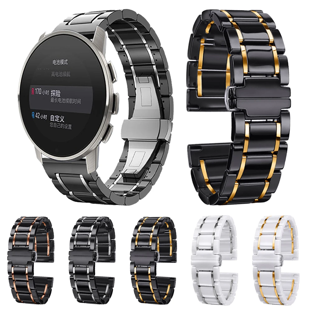 Ceramic Strap For SUUNTO 9 PEAK Band Watchbands Belt Wrist For SUUNTO 3 Straps 22mm 20mm Bands Bracelet Replacement Wristbands
Ceramic Strap For SUUNTO 9 PEAK Band Watchbands Belt Wrist For SUUNTO 3 Straps 22mm 20mm Bands Bracelet Replacement Wristbands