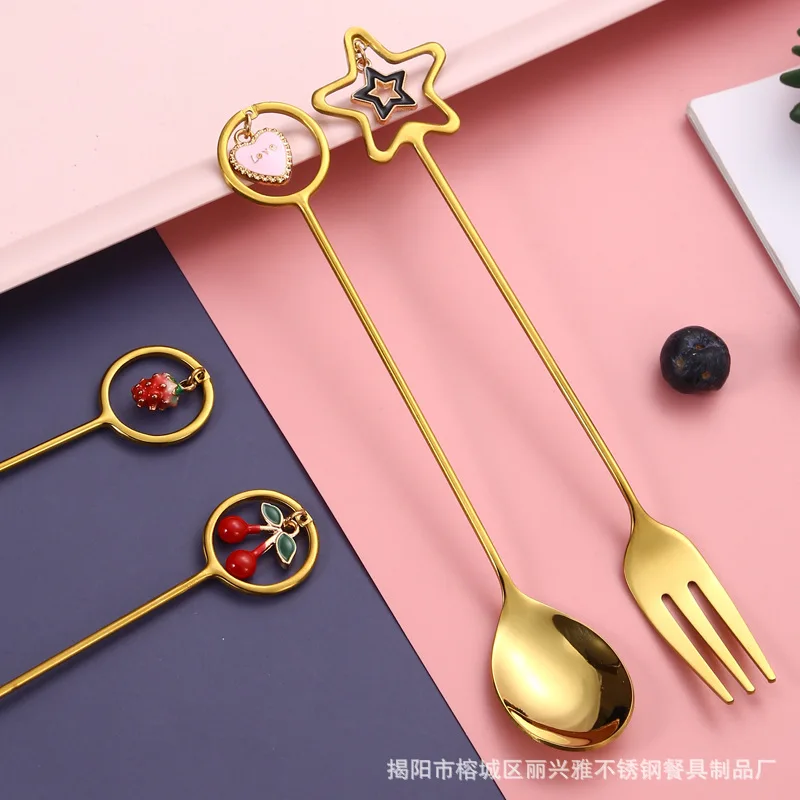 Креативная кофейная ложка из нержавеющей стали 304, ложка для перемешивания, ложка, ложка для меда, десертная ложка, вилка и подарочный набор для рук 
Креативная кофейная ложка из нержавеющей стали 304, ложка для перемешивания, ложка, ложка для меда, десертная ложка, вилка и подарочный набор для рук