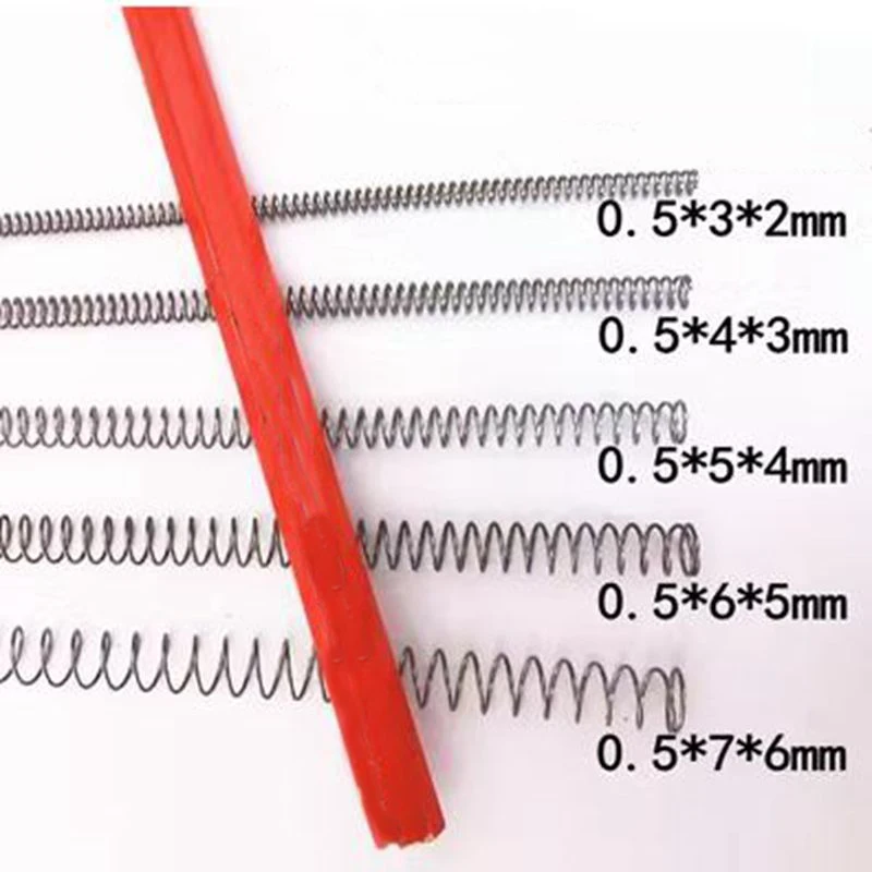 5 шт., компрессионная пружина 0,5 мм, диаметр проволоки 304, длина из нержавеющей стали 300 мм, внешний диаметр 3/4/5/6/7/8/9/10 мм
5 шт., компрессионная пружина 0,5 мм, диаметр проволоки 304, длина из нержавеющей стали 300 мм, внешний диаметр 3/4/5/6/7/8/9/10 мм