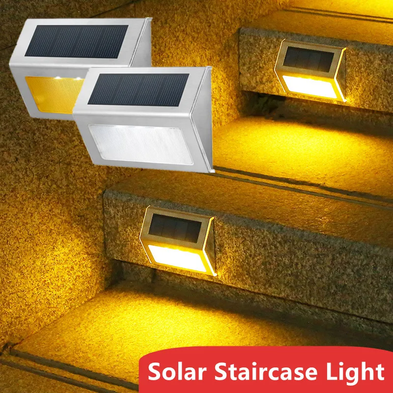 LED Solar Stair Lamp Outdoor Fence Light Garden Lamps For Pathway Yard Patio Aisle Waterproof Street Light Solar Night Light 
LED Solar Stair Lamp Outdoor Fence Light Garden Lamps For Pathway Yard Patio Aisle Waterproof Street Light Solar Night Light