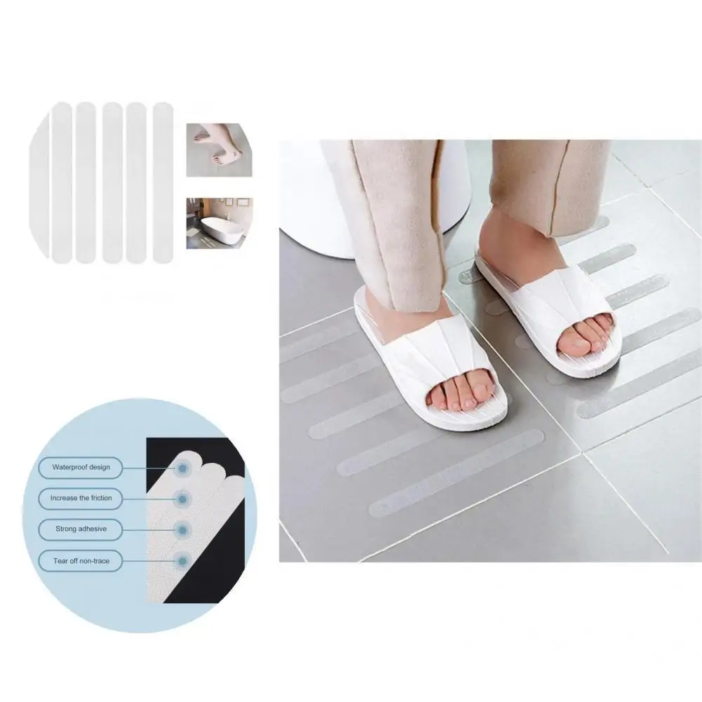 Good Bath Treads Stickers Transparent Practical Safety Shower Strips Shower Safety Strips 6Pcs/12Pcs/24Pcs
Good Bath Treads Stickers Transparent Practical Safety Shower Strips Shower Safety Strips 6Pcs/12Pcs/24Pcs