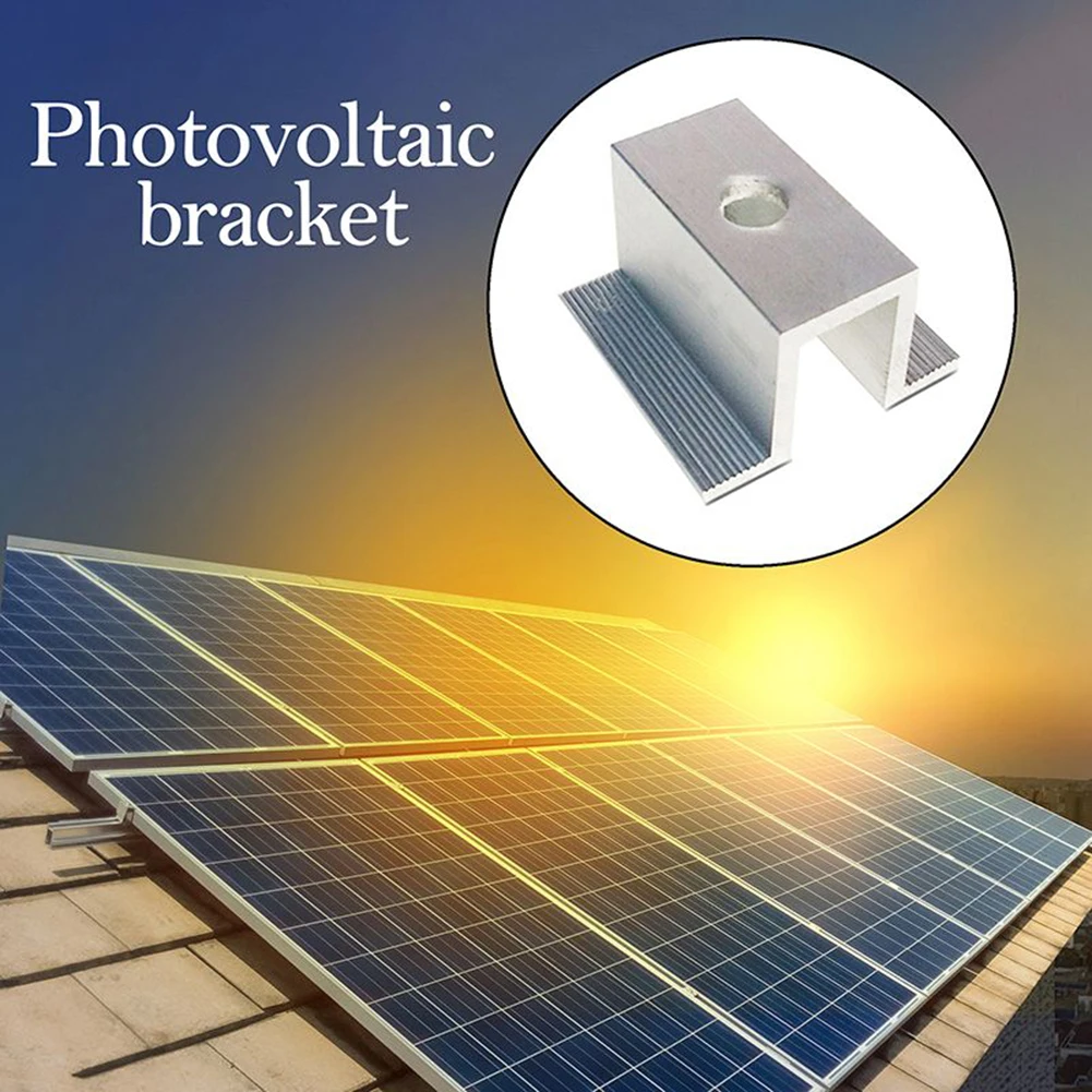10Pcs Solar Middle Clamp PV For Frame Height 25 - 50mm Aluminum Photovoltaic Bracket Solar Panel Accessories
10Pcs Solar Middle Clamp PV For Frame Height 25 - 50mm Aluminum Photovoltaic Bracket Solar Panel Accessories