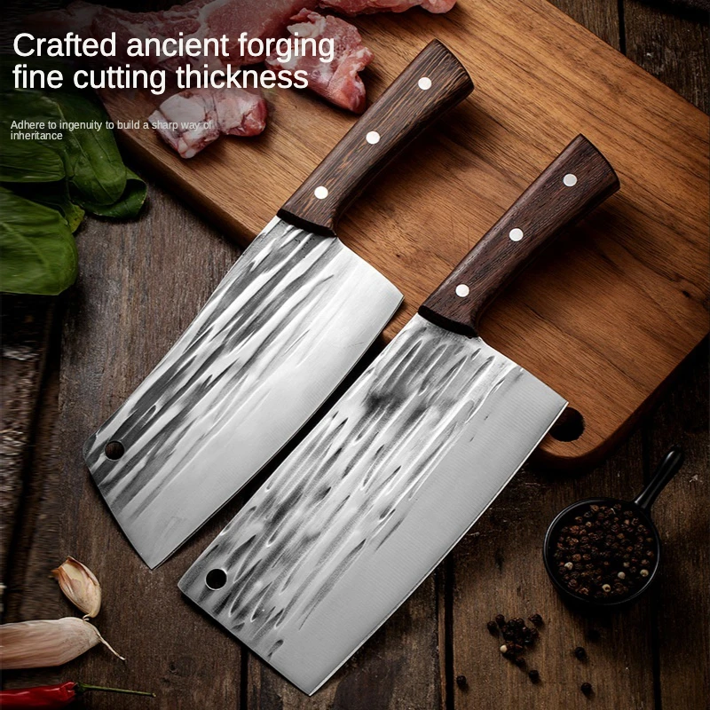 Kitchen Accessories Hand Forged Cleaver Stainless Steel Sharp Chef Knife Solid Wood Handle Comfortable Boning Knife Household
Kitchen Accessories Hand Forged Cleaver Stainless Steel Sharp Chef Knife Solid Wood Handle Comfortable Boning Knife Household