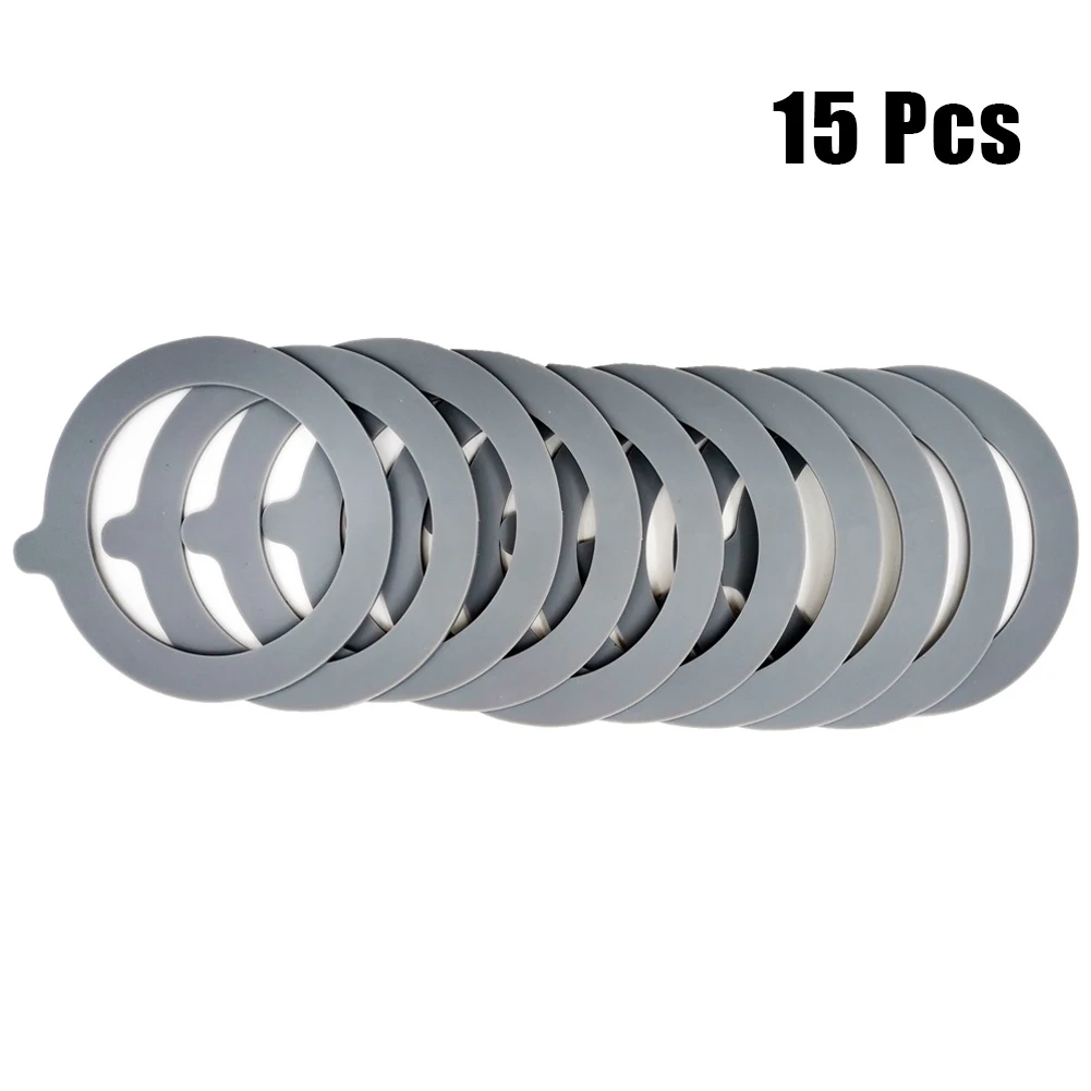 15pcs Silicone Jar Gaskets Food Storege Jars Replacement Airtight Leak-Proof Rubber Seals Rings Fits Regular Mouth Canning Jars
15pcs Silicone Jar Gaskets Food Storege Jars Replacement Airtight Leak-Proof Rubber Seals Rings Fits Regular Mouth Canning Jars