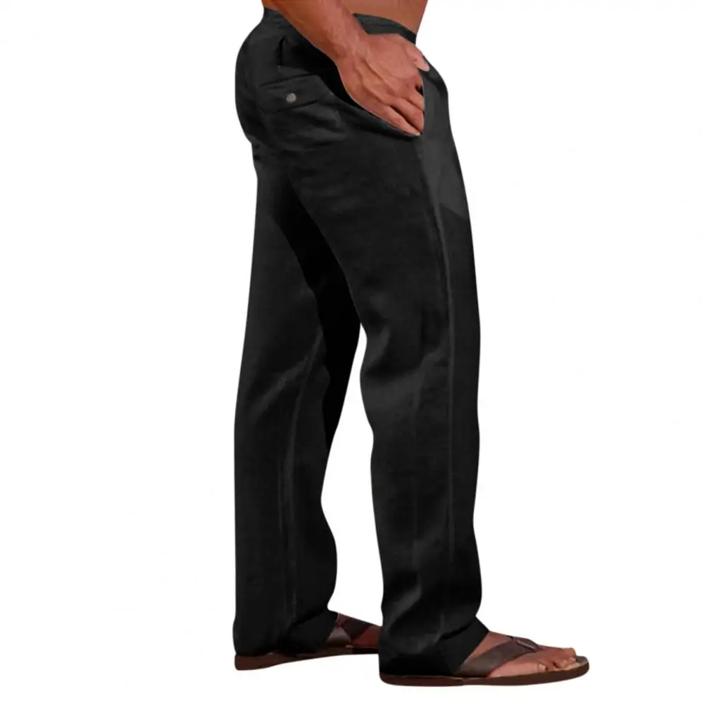 Solid Color Design Men Trousers Outdoor Casual Trousers Men's Wide Leg Elastic Waistband Drawstring Pants Solid Color for A
Solid Color Design Men Trousers Outdoor Casual Trousers Men's Wide Leg Elastic Waistband Drawstring Pants Solid Color for A