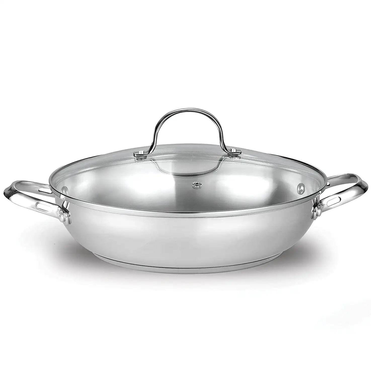 Delivery within 7-10 daysHuanQiu Classic 12-Inch/30cm Stainless Steel Everyday Chef Stir Fry Pan
Delivery within 7-10 daysHuanQiu Classic 12-Inch/30cm Stainless Steel Everyday Chef Stir Fry Pan