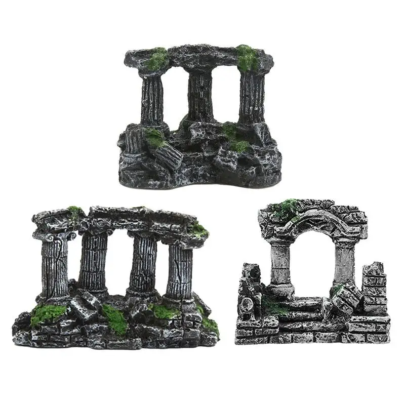 Aquarium Decoration Rock Caves Resin Roman Column Aquarium Decorations Artificial Roman Column Ruins Castle Aquarium Landscaping
Aquarium Decoration Rock Caves Resin Roman Column Aquarium Decorations Artificial Roman Column Ruins Castle Aquarium Landscaping