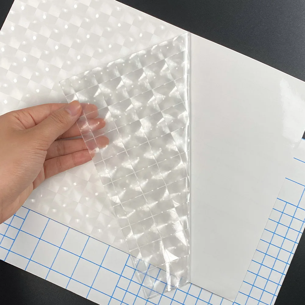 10 Sheets A4 Holographic Adhesive Tape Back Cold Laminating On Paper Plastic Film DIY Package Color Card Photo Laminating Film
10 Sheets A4 Holographic Adhesive Tape Back Cold Laminating On Paper Plastic Film DIY Package Color Card Photo Laminating Film