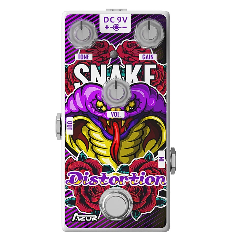 AZOR Guitar Effect Guitar Pedal Effect Guitar Effect Metal AP-506 12 Zodiac Series Snake Distortion Guitar Accessories
AZOR Guitar Effect Guitar Pedal Effect Guitar Effect Metal AP-506 12 Zodiac Series Snake Distortion Guitar Accessories