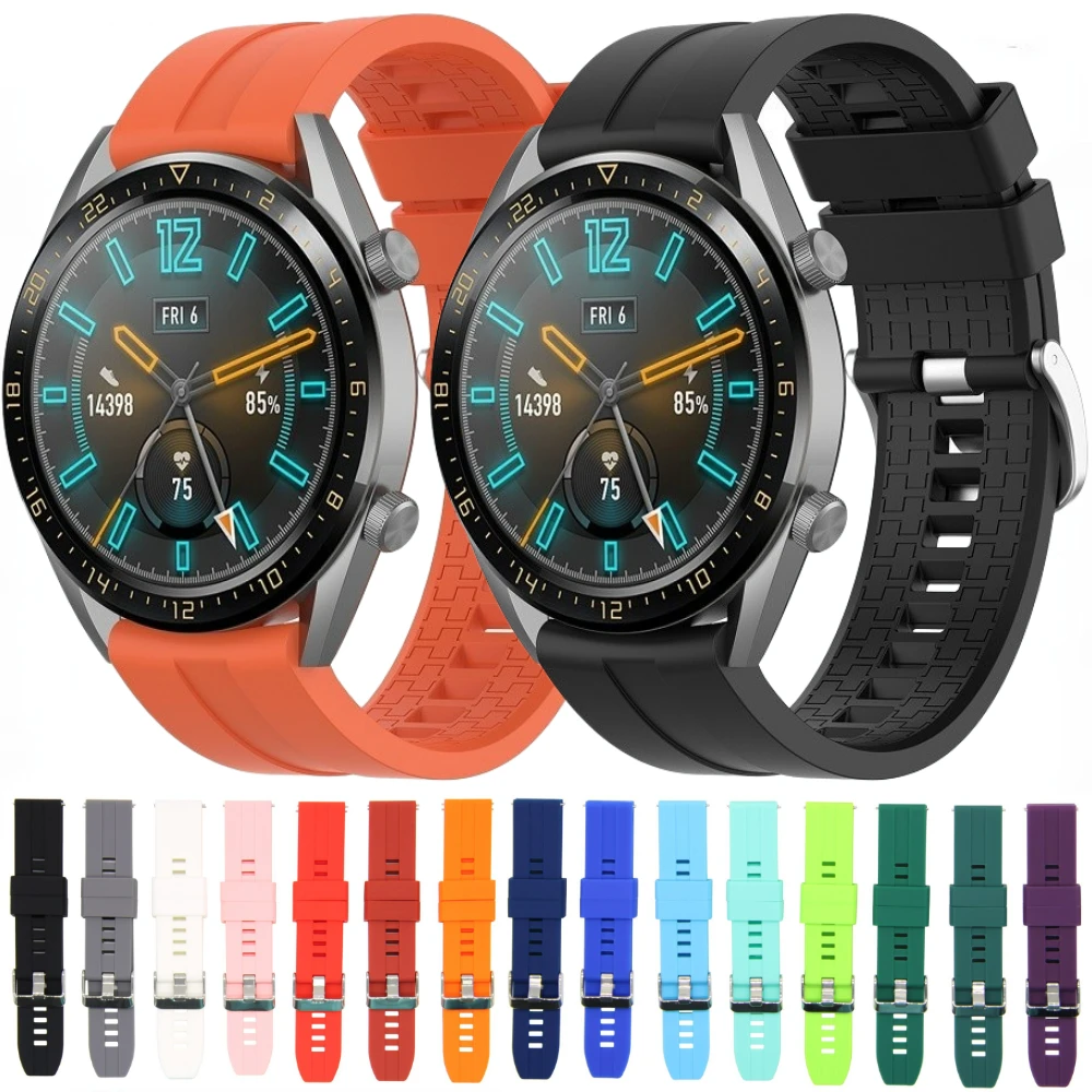 Silicone Strap For Huawei Watch GT2/Samsung Galaxy watch 3/Gear S3/Amazfit GTR Sports smartwatch for Huawei watch 46mm 42mm band
Silicone Strap For Huawei Watch GT2/Samsung Galaxy watch 3/Gear S3/Amazfit GTR Sports smartwatch for Huawei watch 46mm 42mm band