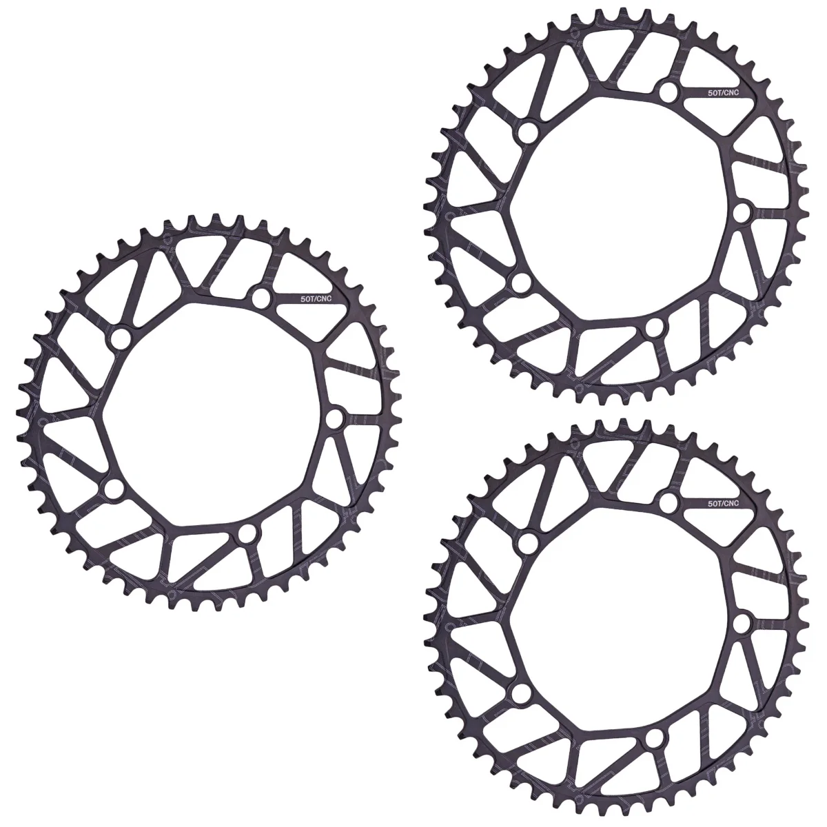 3 pcs Gear 50t Crown Crankset Single Tooth Plate Parts 130mm Bcd Chain Wheel Accessories (Black)
3 pcs Gear 50t Crown Crankset Single Tooth Plate Parts 130mm Bcd Chain Wheel Accessories (Black)