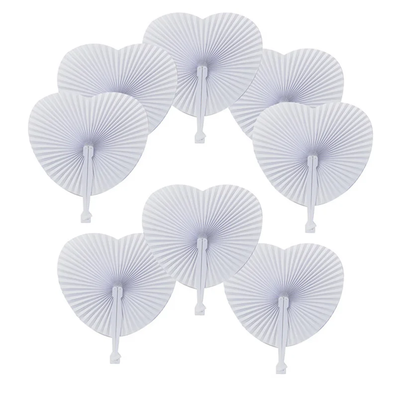 1PC Wedding Party Decoration Heart Shape DIY Painting White Folding Fan Blank Fan Festival Hand Fans Party Birthday Gift
1PC Wedding Party Decoration Heart Shape DIY Painting White Folding Fan Blank Fan Festival Hand Fans Party Birthday Gift