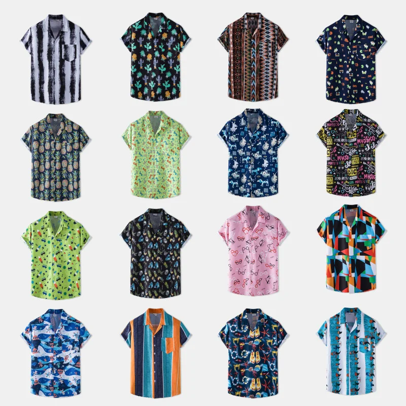 Sixteen color men's decor shirt 2022 Hawaiian beach style short sleeve shirt men's top men's
Sixteen color men's decor shirt 2022 Hawaiian beach style short sleeve shirt men's top men's