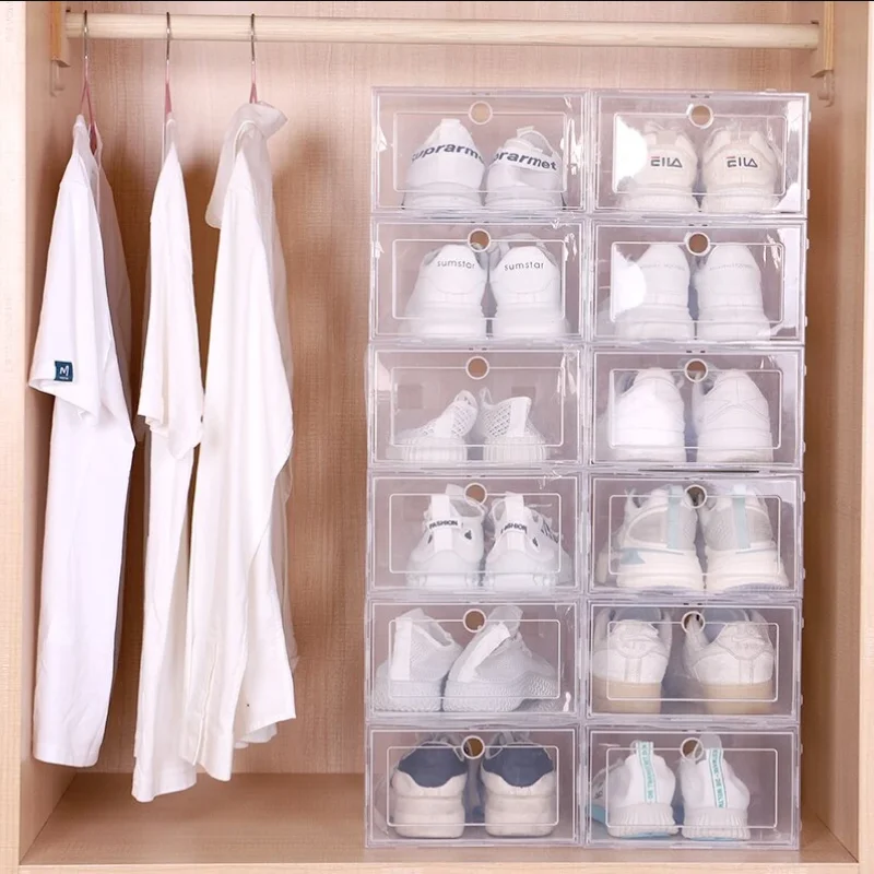 1pcs Fold Plastic Shoes Case Thickened Transparent Drawer Case Plastic Shoe Boxes Stackable Box Shoe Organizer Shoe Boxes
1pcs Fold Plastic Shoes Case Thickened Transparent Drawer Case Plastic Shoe Boxes Stackable Box Shoe Organizer Shoe Boxes
