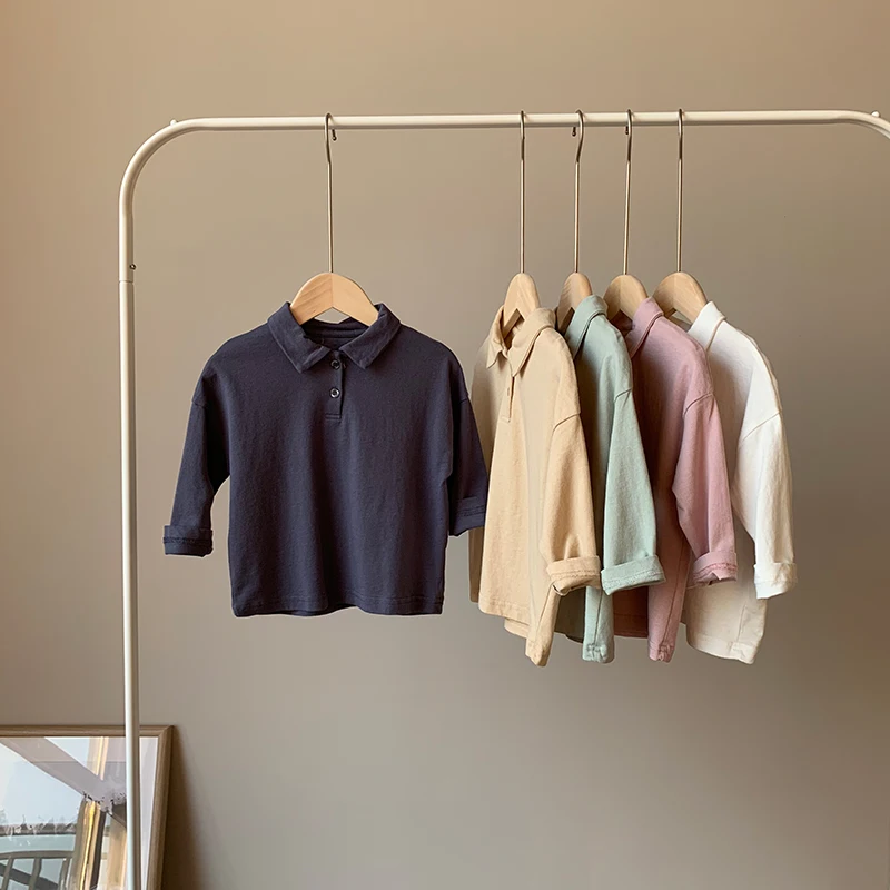 T-Shirt Loose Long-Sleeved Tops Kids Clothes Children Cotton Boys And Girls Shirt Collar Bottom Shirt
T-Shirt Loose Long-Sleeved Tops Kids Clothes Children Cotton Boys And Girls Shirt Collar Bottom Shirt