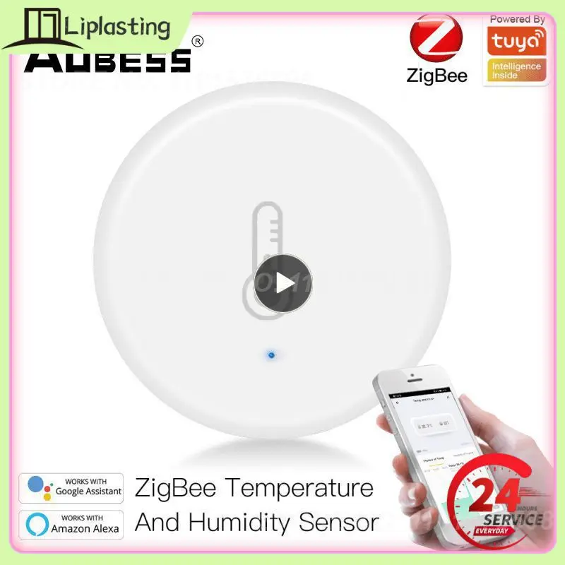 1~5PCS Moes Tuya Smart ZigBee Smart Temperature And Humidity Sensor Battery Powered Security With Tuya Smart Life App Alexa
1~5PCS Moes Tuya Smart ZigBee Smart Temperature And Humidity Sensor Battery Powered Security With Tuya Smart Life App Alexa