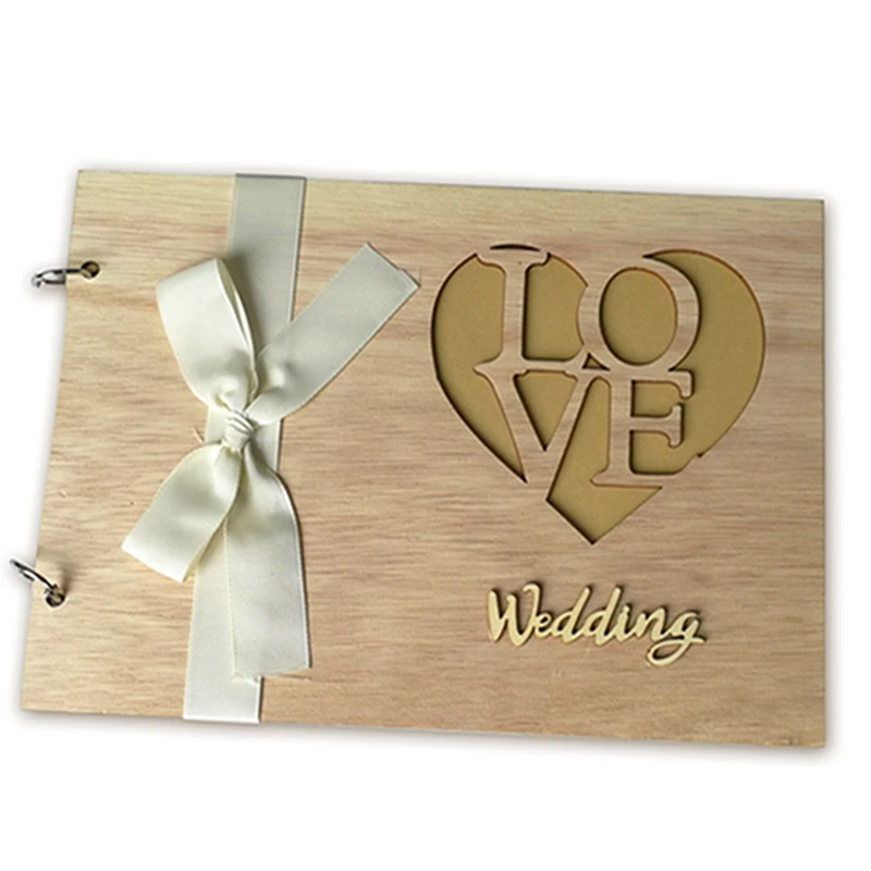 20 Page Wedding GuestBook Wooden Guest Book DIY Photo Book Signature Guest Books Heart Shape Decora Book
20 Page Wedding GuestBook Wooden Guest Book DIY Photo Book Signature Guest Books Heart Shape Decora Book
