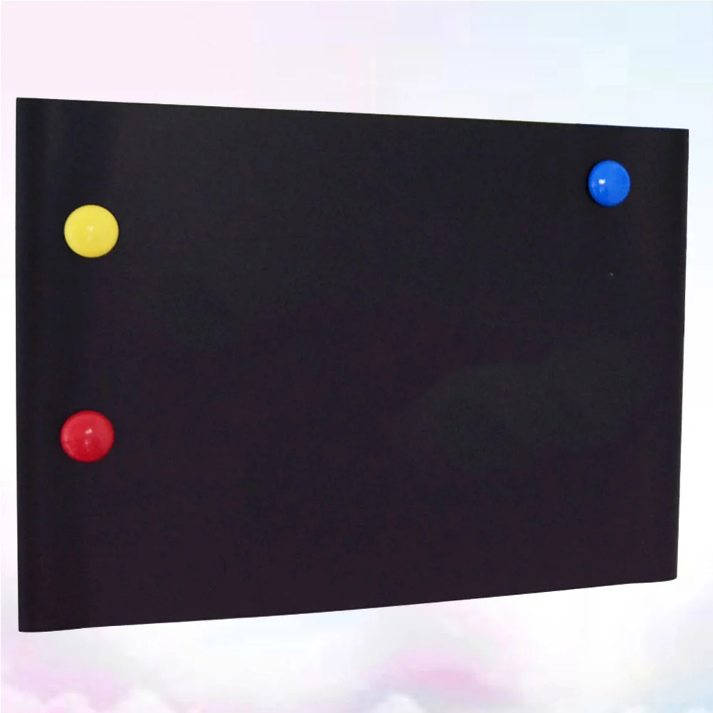 Magnetic Blackboard Erasable Flexible Wall Blackboard Refrigerator Message Board (A3, Black)
Magnetic Blackboard Erasable Flexible Wall Blackboard Refrigerator Message Board (A3, Black)