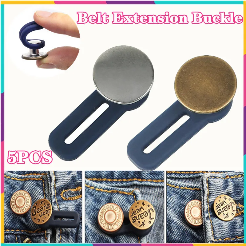 5pcs Multi Use DIY Unisex Skirt Trousers Elastic Lengthening Retractable Button Adjustable Belt Extension Buckle
5pcs Multi Use DIY Unisex Skirt Trousers Elastic Lengthening Retractable Button Adjustable Belt Extension Buckle