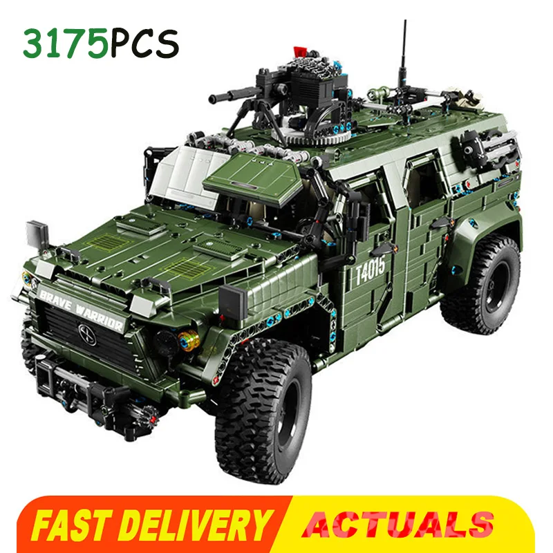 

Technical Car APP Remote Control T4015 Moter Power Warrior Off-Road Bricks Building Blocks Assembly Gift Toys For Kids Boys Moc