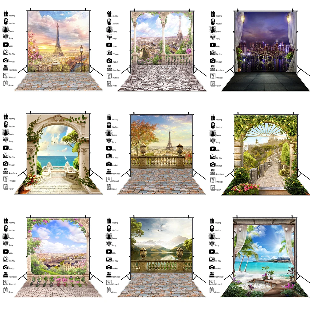 Laeacco Cloudy Eiffel Tower Paris Lanterns View Platform Photography Backgrounds Custom Photographic Backdrops For Photo Studio
Laeacco Cloudy Eiffel Tower Paris Lanterns View Platform Photography Backgrounds Custom Photographic Backdrops For Photo Studio