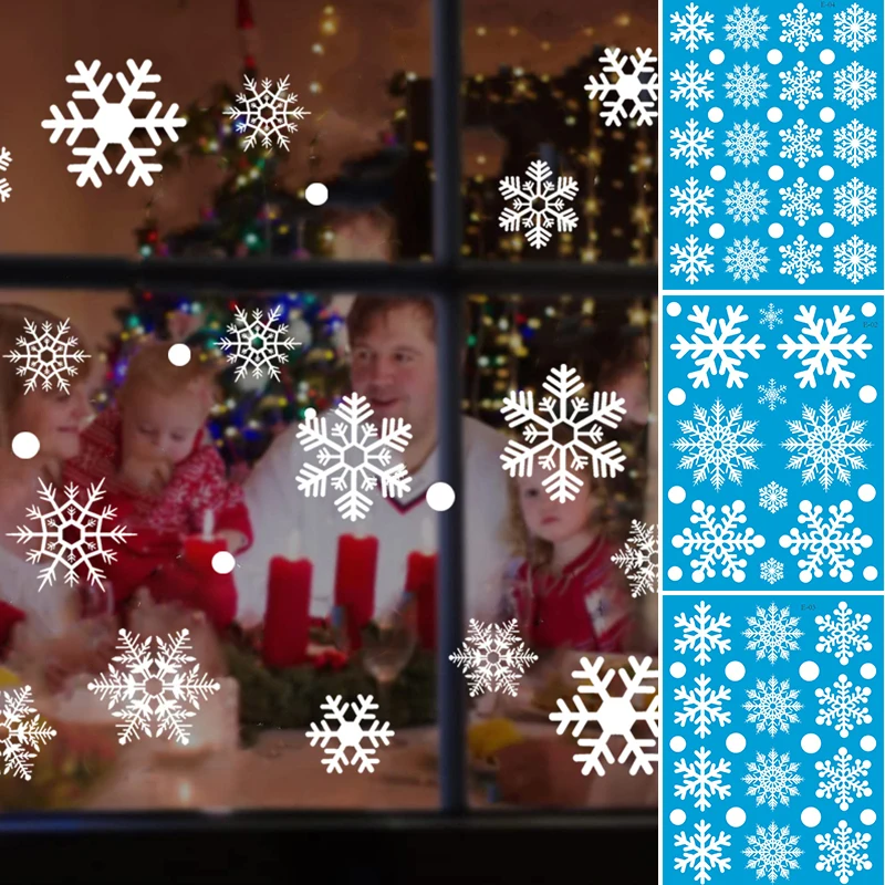 Merry Christmas Snowflake Window Glass Decal Electrostatic Sticker New Year Kids Room Christmas Wall Stickers Home Decals Decor
Merry Christmas Snowflake Window Glass Decal Electrostatic Sticker New Year Kids Room Christmas Wall Stickers Home Decals Decor