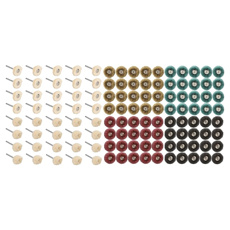 1 Set Polishing Brush Wheels Soft Fine Buff Wheels & 80 Pcs 1 Inch Abrasive Wheel Buffing Polishing Wheel Grinding
1 Set Polishing Brush Wheels Soft Fine Buff Wheels & 80 Pcs 1 Inch Abrasive Wheel Buffing Polishing Wheel Grinding