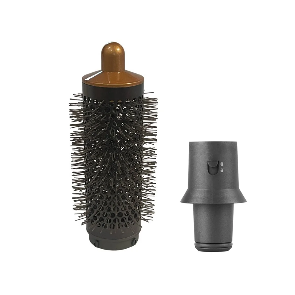 Cylinder Comb and Adapter for Dyson Airwrap Styler / Supersonic Hair Dryer Accessories Hair Styling Tool,Gold & Gray
Cylinder Comb and Adapter for Dyson Airwrap Styler / Supersonic Hair Dryer Accessories Hair Styling Tool,Gold & Gray