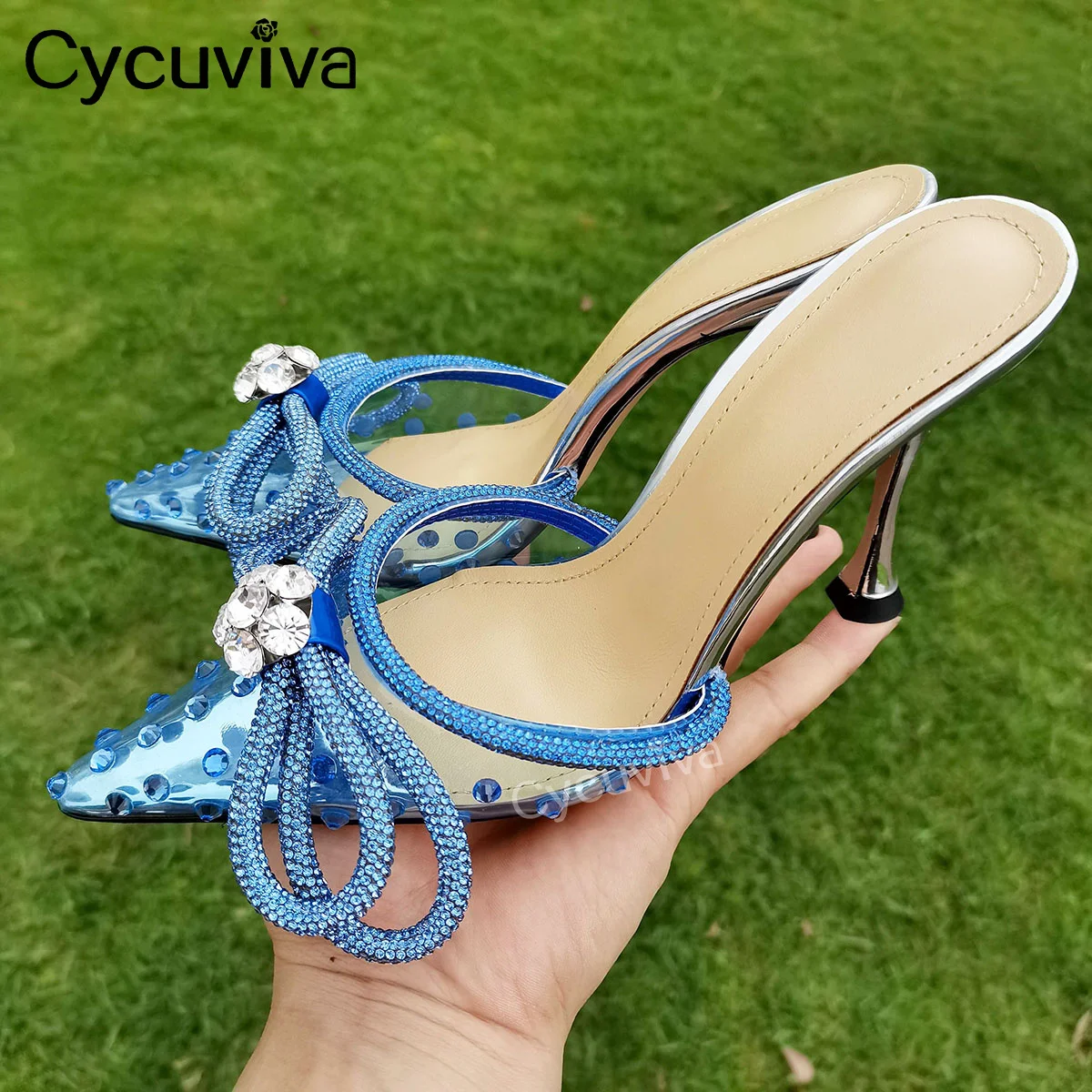 Summer Hot Sale PVC Slippers Women Pointed Toe Ankle Wrap Thin High Heel Sandals Sexy Luxury Bride Wedding Party Shoes Woman
Summer Hot Sale PVC Slippers Women Pointed Toe Ankle Wrap Thin High Heel Sandals Sexy Luxury Bride Wedding Party Shoes Woman
