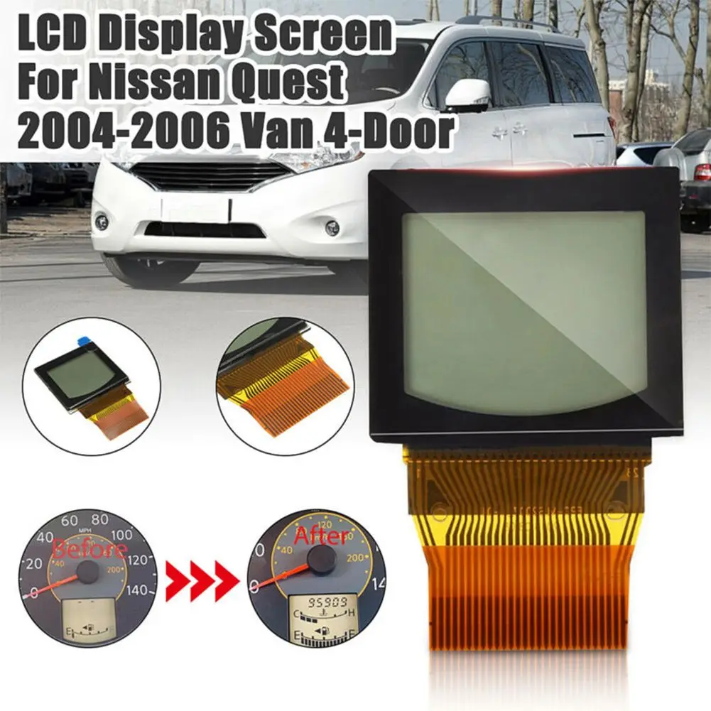 New LCD Display With Cable For Nissan Quest 2004-2006 Van 4-Door LCD Screen Display Speedometer Instrument Cluster
New LCD Display With Cable For Nissan Quest 2004-2006 Van 4-Door LCD Screen Display Speedometer Instrument Cluster
