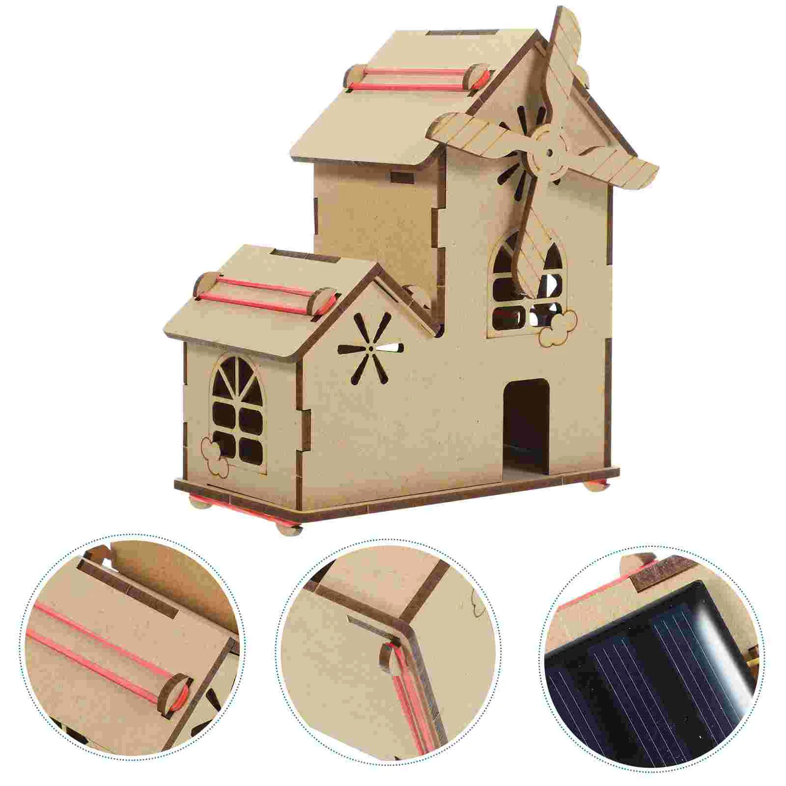 Kids Assembly Plaything Solar Powered Toy Kit Birthday Gift Small House Model Kits Science Experiment Projects
Kids Assembly Plaything Solar Powered Toy Kit Birthday Gift Small House Model Kits Science Experiment Projects