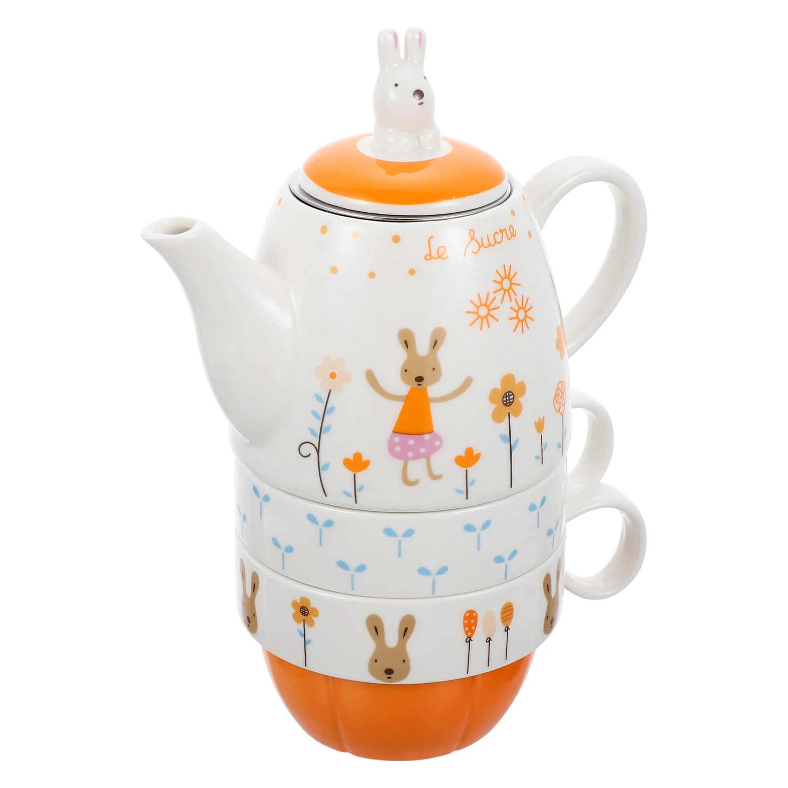 1 Set Ceramic Teapot Tea Kettle Hand Painted Tea Making Pot Teakettle with Strainer
1 Set Ceramic Teapot Tea Kettle Hand Painted Tea Making Pot Teakettle with Strainer