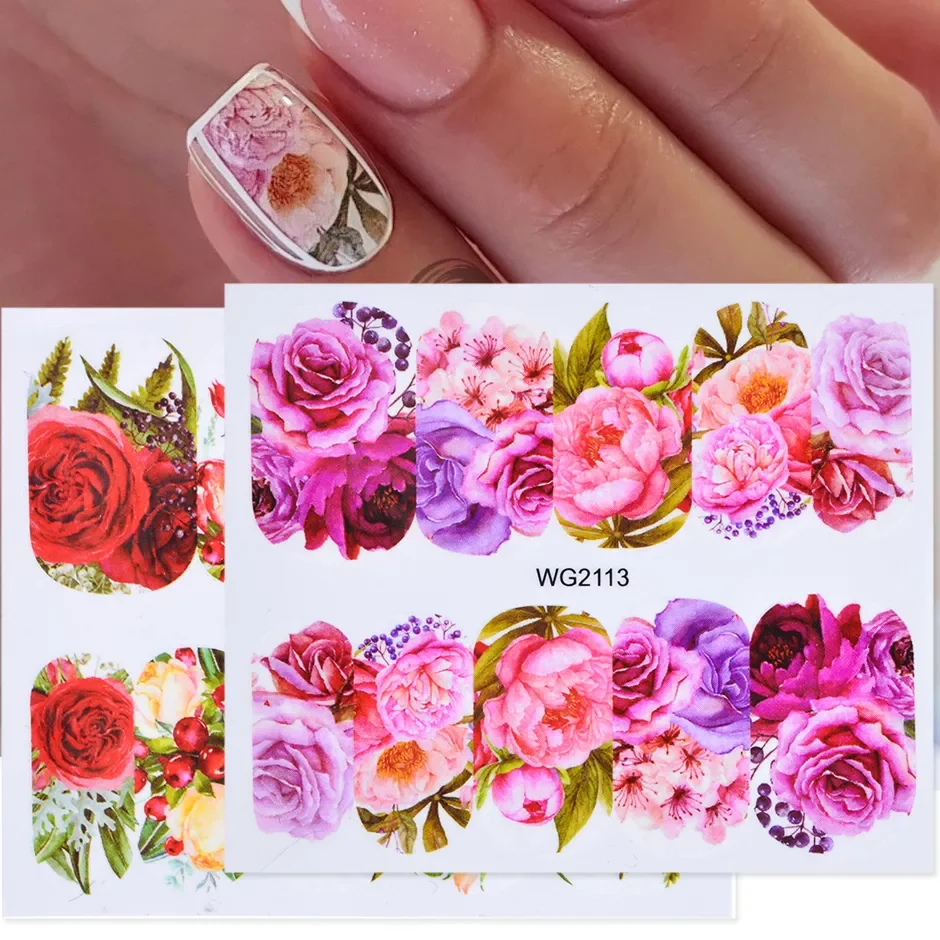 1pcs Flower Leaves Nail Sticker Decals Blossom Colorful Slider Rose Water Full Wraps Nail Art Decoration Floral On Nails CHWG
1pcs Flower Leaves Nail Sticker Decals Blossom Colorful Slider Rose Water Full Wraps Nail Art Decoration Floral On Nails CHWG