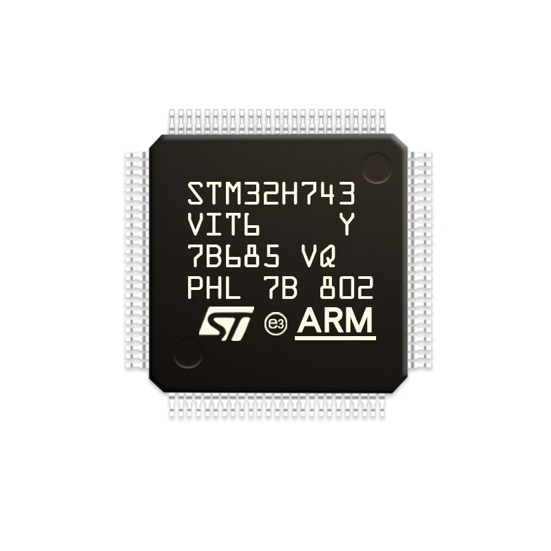 Для оригинального микроконтроллера stm32h743vit6 lqfp100 32-битный микроконтроллер MCU ARM MCU chip
Для оригинального микроконтроллера stm32h743vit6 lqfp100 32-битный микроконтроллер MCU ARM MCU chip