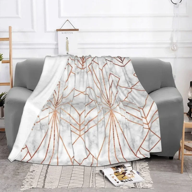 Art Deco Marble Copper Blanket Flannel Summer Multi-Function Soft Throw Blankets For Sofa Travel Plush Thin Quilt
Art Deco Marble Copper Blanket Flannel Summer Multi-Function Soft Throw Blankets For Sofa Travel Plush Thin Quilt