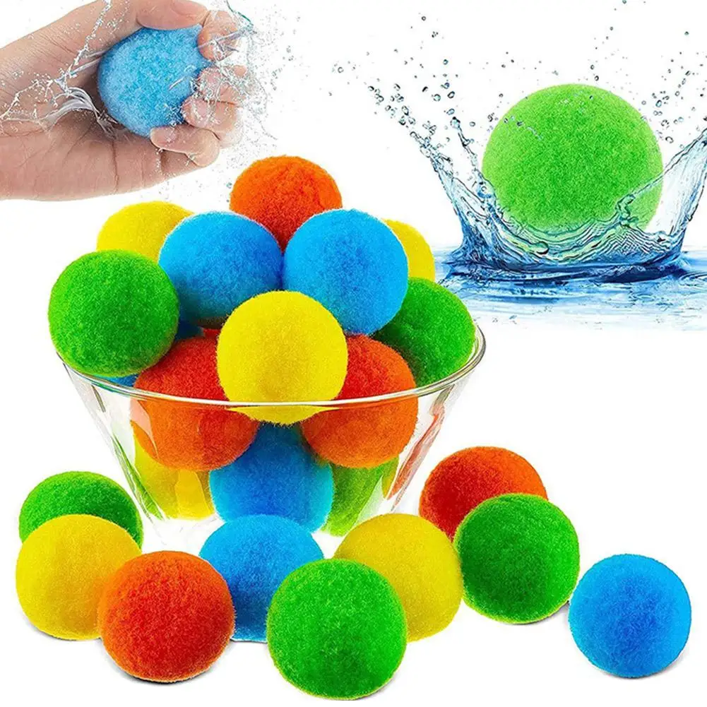 10PCS Water Balls Reusable Novelty Funny Water Toys Summer Beach Balls Toys Absorbent Cotton Balls Soaker For Partys Favors
10PCS Water Balls Reusable Novelty Funny Water Toys Summer Beach Balls Toys Absorbent Cotton Balls Soaker For Partys Favors