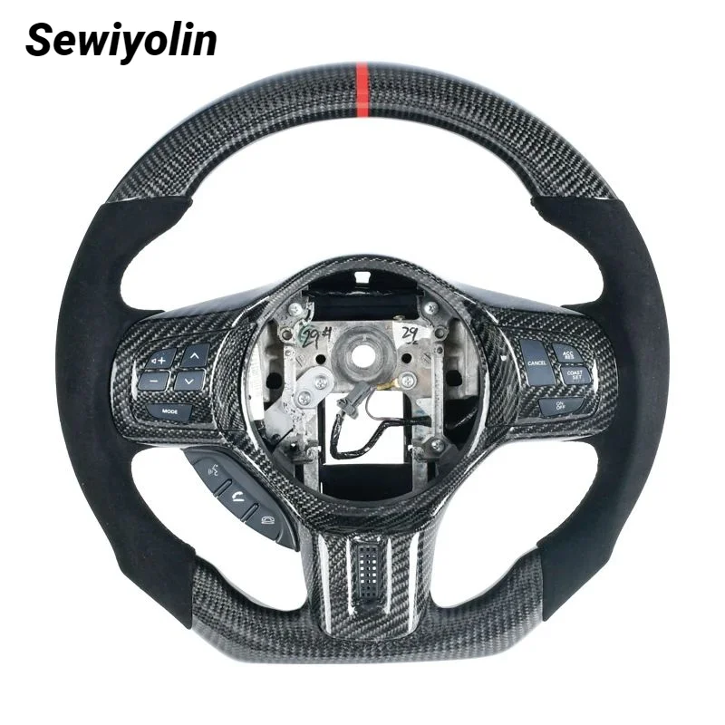 Racing Custom For Mitsubishi Lancer Evolution EVO X 3K Twill Carbon Fiber Steering Wheel
Racing Custom For Mitsubishi Lancer Evolution EVO X 3K Twill Carbon Fiber Steering Wheel