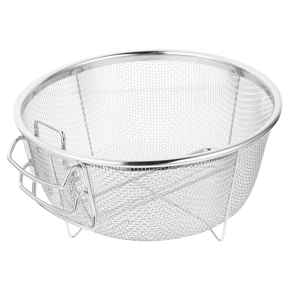 Stainless Steel Frying Basket Round Deep Fryer Mini French Fries Folding Handle Mesh Baskets Only Metal Spoon Strainer
Stainless Steel Frying Basket Round Deep Fryer Mini French Fries Folding Handle Mesh Baskets Only Metal Spoon Strainer