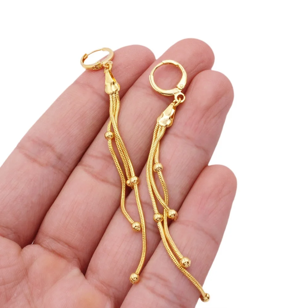 New RoseL Stud Earrings Dubai 24K Gold Luxury Jewelry Saudi Arabia Bridal Drop Earrings
New RoseL Stud Earrings Dubai 24K Gold Luxury Jewelry Saudi Arabia Bridal Drop Earrings