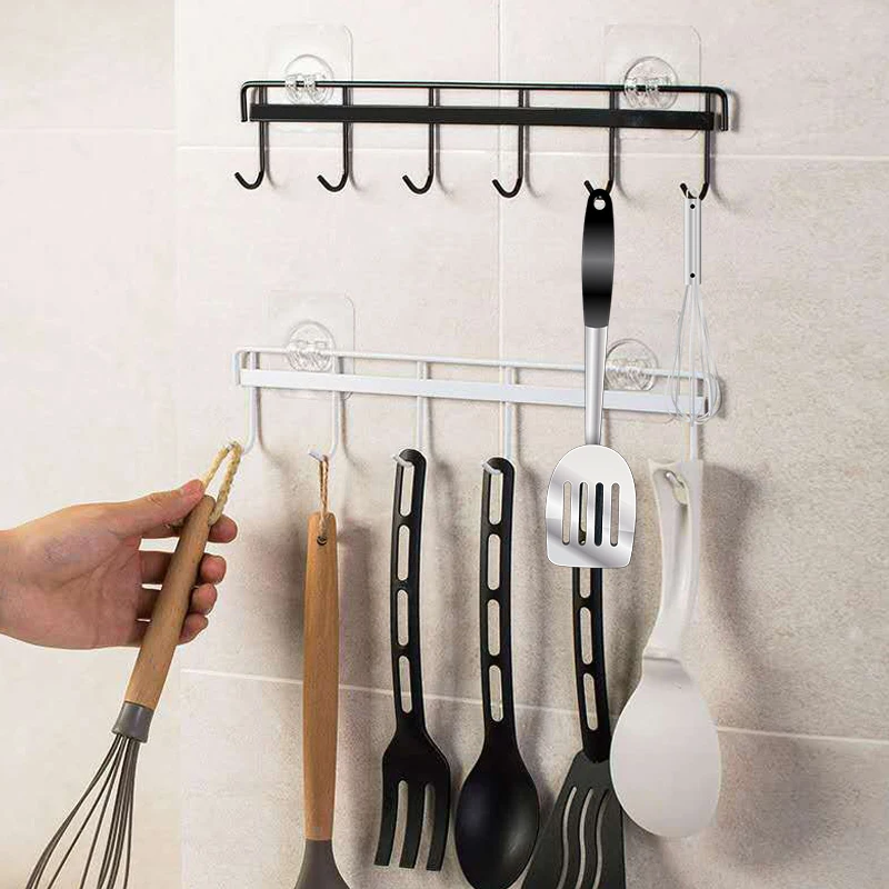 Wall Hanging Hook Storage Rack 6 Hooks Kitchen Towel Hook Hanger for Wall Door Sucker Vacuum Bathroom Organizer Self Adhesive
Wall Hanging Hook Storage Rack 6 Hooks Kitchen Towel Hook Hanger for Wall Door Sucker Vacuum Bathroom Organizer Self Adhesive